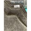 Image 2 : Upholstered Nailhead And Velour Twin Size Headboard Grey