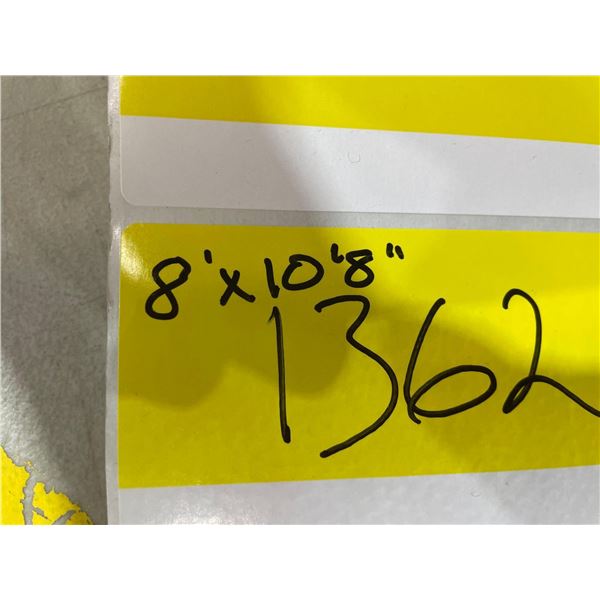 Gray & Beige Stripe Design Area Rug 8x11'