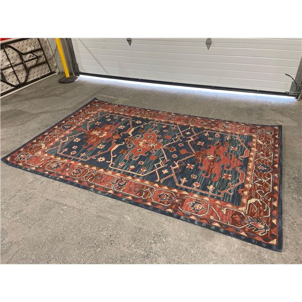 Jaipur Living Cinnabar Hand Tuffed Indian Area Rug 5x8' Hand Tuffted 100% Wool Front 100% Polypropyl