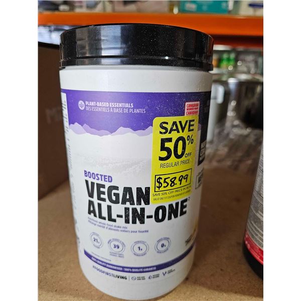 Boosted Vegan All-In-One whole food shake mix