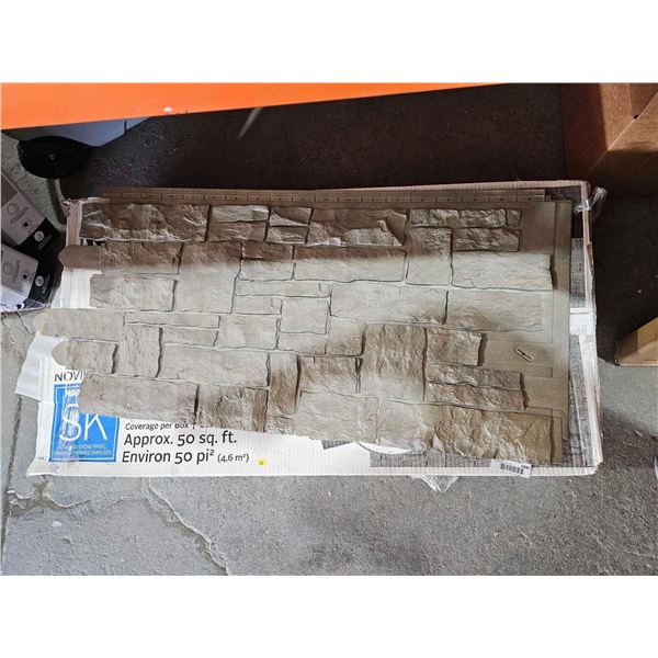Novik Stone Stacked Stone Pannels Aprox 50 Sq Ft