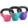 Image 1 : Yes4All Kettleball-PVC-5+10+15 Lbs Multicolor