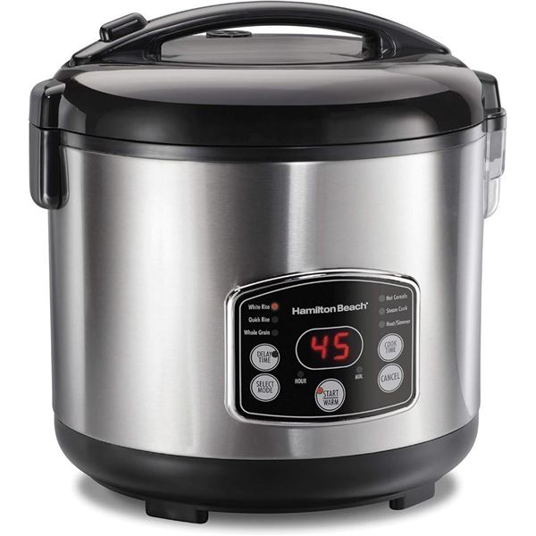 Hamilton-Beach-Digital-Programmable-Rice-Cooker-&-Food-Steamer,-14-Cups-Cooked-(7-Uncooked)-With-Ste