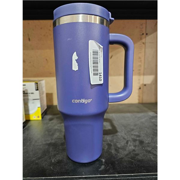 Contigo Streeterville Tumbler, 40 oz (1.18 L), Insulated Stainless Steel Water Bottle with Straw and