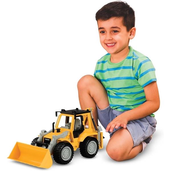 Toy Backhoe Loader for Kids – Toy Digger TruckBattery operated