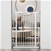 Image 1 : WAOWAO 40.55 inch Extra Tall Wide 29.53"-32.68" Baby Gate Pressure Mounted Walk Through Swing Auto C