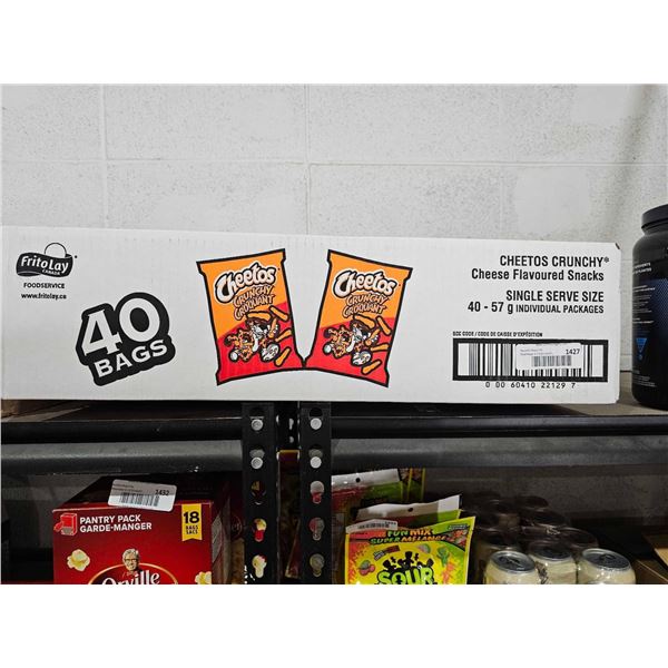 Frito Lay Cheetos Crunchy Snaks 40x57g