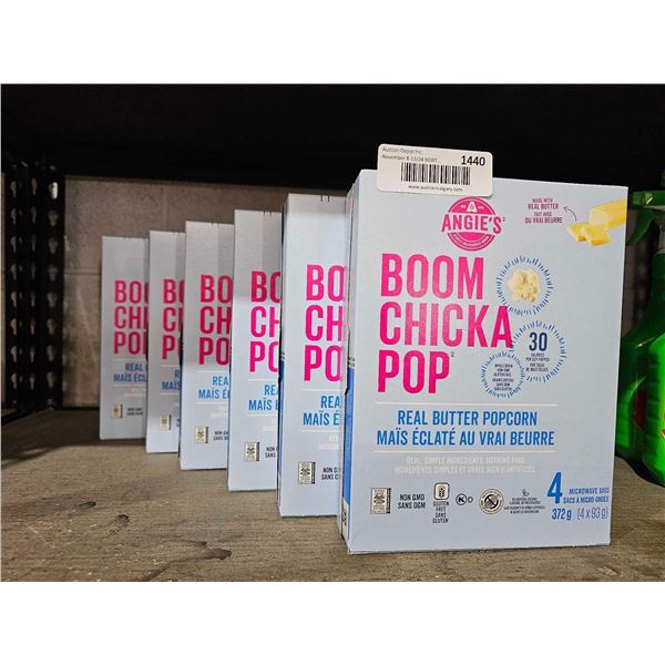 Angie's Boom Chicka Pop Microwave Popcorn 6 x 372g