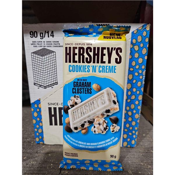 Hershey's Cookies n Creme Candy Bars 14x90g