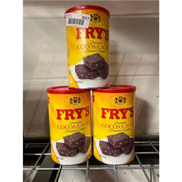 Fry's premium cocoa powder 3x454g