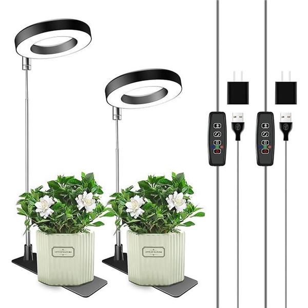Grow Lights for Indoor Plants, 48 LEDs Full Spectrum Plant Light for Indoor Plants, Height Adjustabl