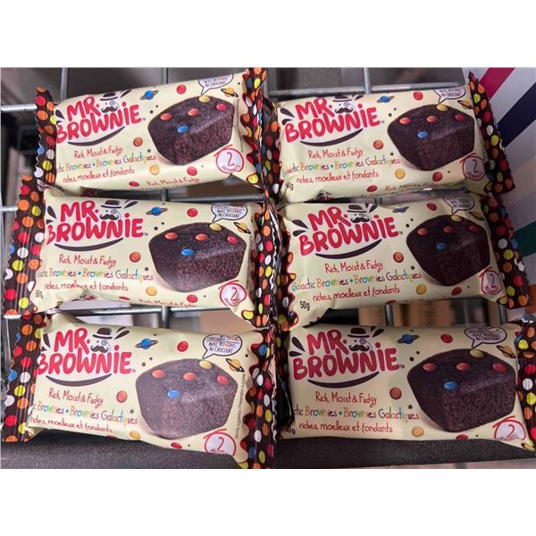Mr.Brownie bite size brownie snacks lot of 6