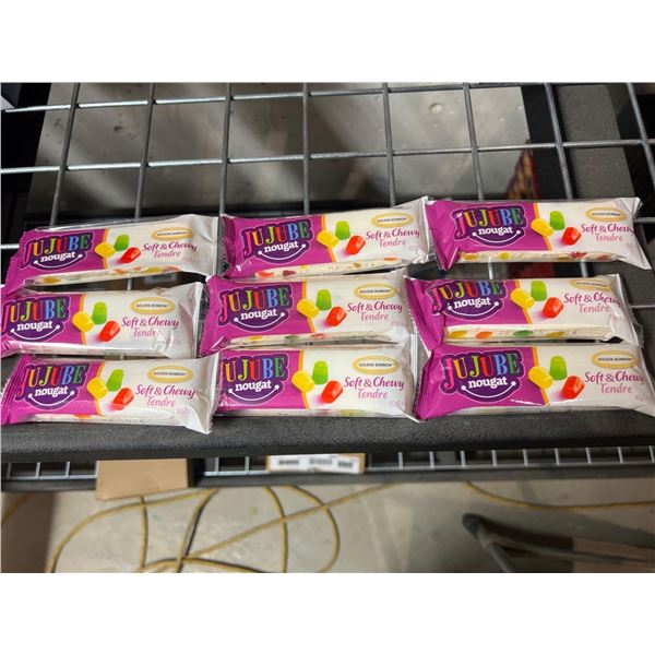 Jujube nougat soft and chewy bars 9x40g