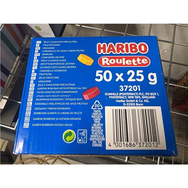 Haribo roulette candies 50x25g