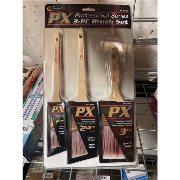 PX professional series 3-piece paintbrush set