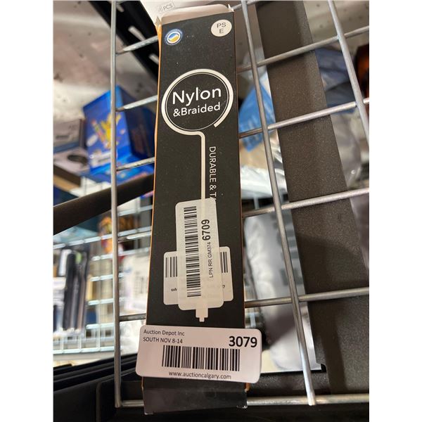 Nylon & braided USB to USB-C cables, pack of 2