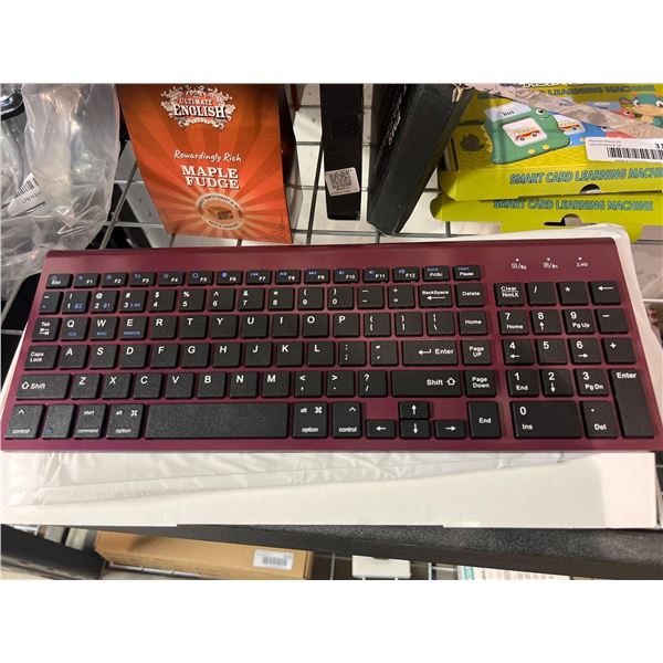 Joyaccess wireless keyboard maroon color