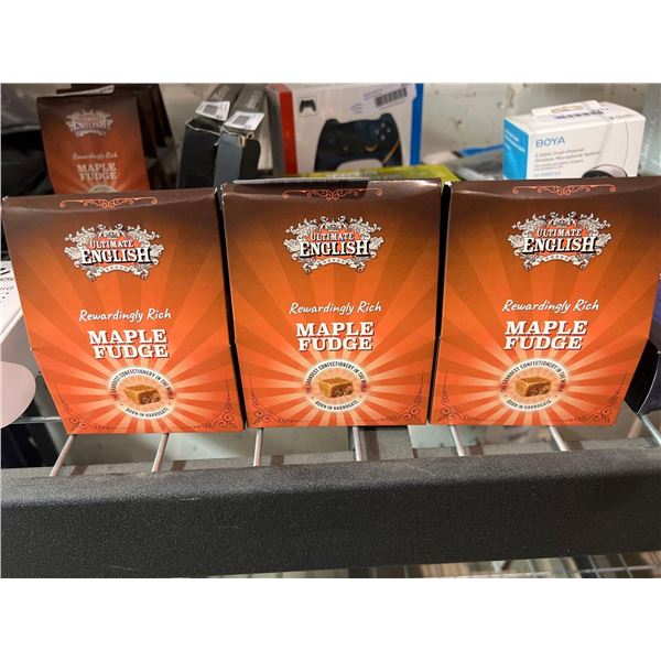 Ultimate English maple fudge lot of 3