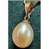 Image 2 : 14K Yellow Gold Fresh Water Pearl Pendant, Made in Canada, Suggested Retail Value $160