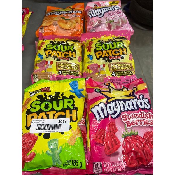 Assorted Lot of Maynards Candy 14 x 185g
