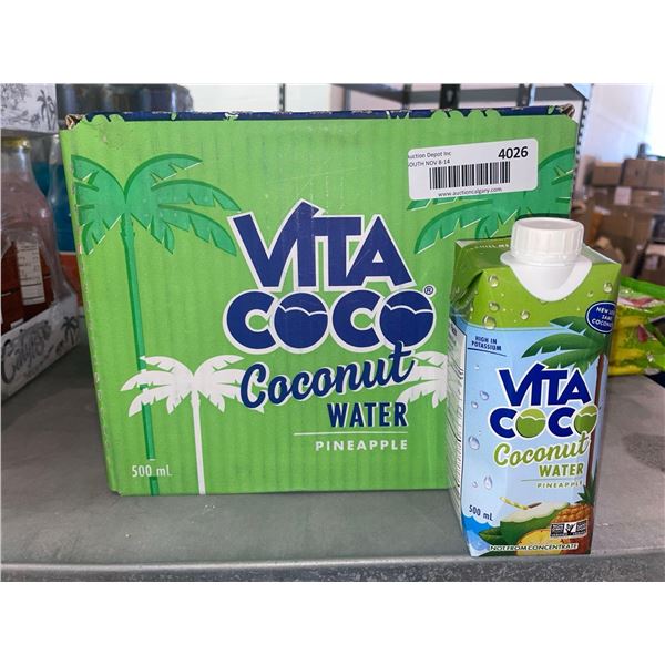Vita Coco Coconut Water Pineapple 12 x 500ml