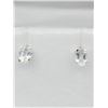 Image 1 : 14KT White Gold Natural Moonstone (0.72ct) Earrings, W/A $695.00.