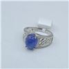 Image 1 : Sterling Silver Natural Tanzanite (3.75ct) Ring, Size 7, W/A $525.00. Tanzanite is the birthstone fo