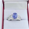 Image 2 : Sterling Silver Natural Tanzanite (3.75ct) Ring, Size 7, W/A $525.00. Tanzanite is the birthstone fo