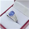 Image 5 : Sterling Silver Natural Tanzanite (3.75ct) Ring, Size 7, W/A $525.00. Tanzanite is the birthstone fo