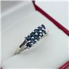 Image 2 : Sterling Silver Natural Blue Sapphire (0.80ct) Ring, Size 7, W/A $600.00. Sapphire is the birthstone