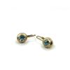 Image 1 : 10KT Yellow Gold Natural Blue Topaz (1.3ct) Earrings, W/A $870.00. Blue Topaz is the birthstone for 