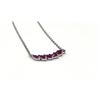 Image 1 : Sterling Silver Natural Enhanced Ruby (0.85ct) Necklace, W/A $600.00. Ruby is the birthstone for Jul