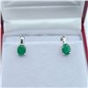 Image 1 : Sterling Silver Natural Emeralds (2.15ct) Earrings, W/A $555.00. Emerald is the birthstone for May.