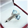 Image 1 : Sterling Silver Natural Blue Topaz (1.7ct) Ring, Size 7, W/A $380.00. Blue Topaz is the birthstone f