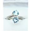 Image 3 : Sterling Silver Natural Blue Topaz (1.7ct) Ring, Size 7, W/A $380.00. Blue Topaz is the birthstone f