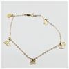 Image 2 : 10KT Yellow Gold Charm Bracelet, W/A $610.00.