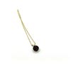 Image 2 : 10KT Yellow Gold Natural Garnet (1.65ct) Pendant With Gold Plated Sterling Silver Chain, W/A $730.00