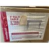 Image 3 : Homebase 4' Folding Table
