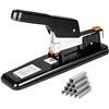 Image 1 : Amazon Basics Heavy Duty Stapler, 90 Sheet High Capacity, Large Office Stapler with 1000 Staples, Bl