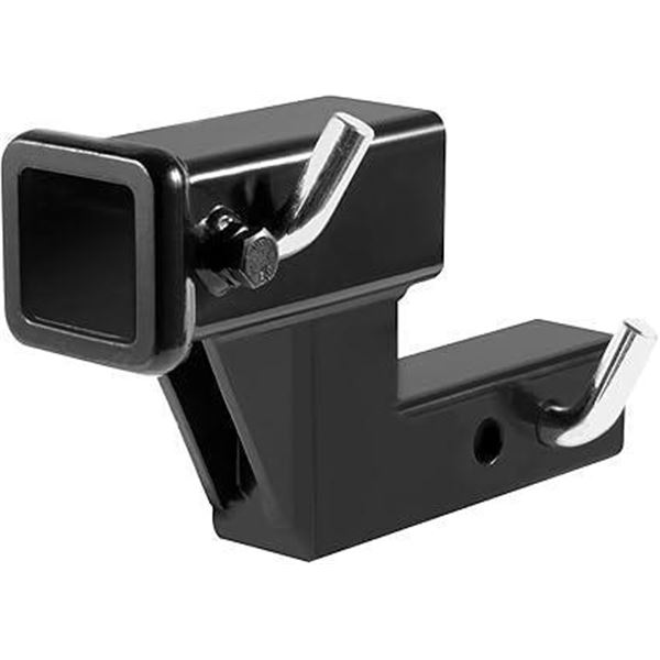 VEVOR Trailer Hitch Riser, for 2" Receiver with 4" Rise/Drop, Trailer Receiver Hitch Extender Extens