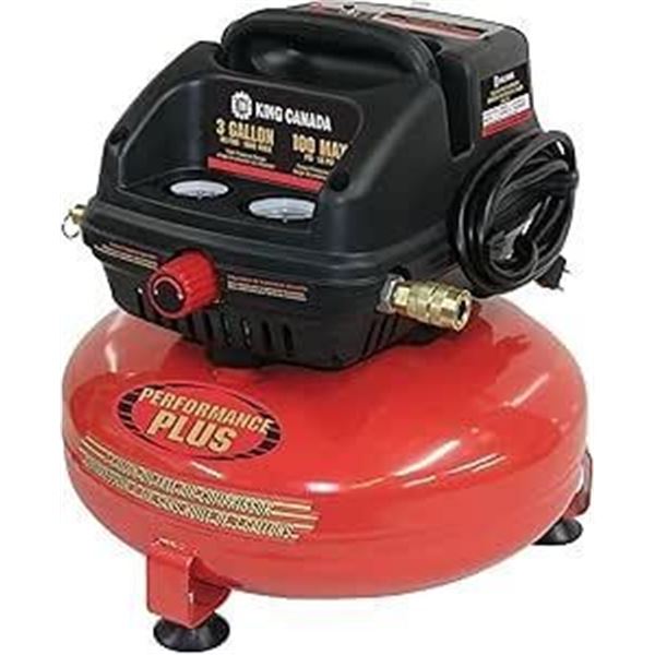King Canada 8438 3 Gallon Oil-Free Air Compressor Kit