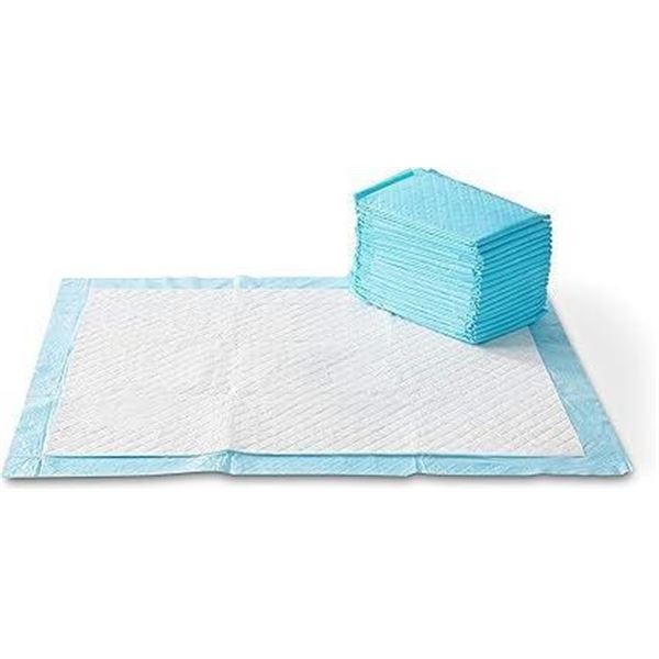 Amazon Basics X-Large Absorbent Puppy Pads, Leak-Proof, Quick-Dry, 28 x 34 Inches, Pack of 25, Blue