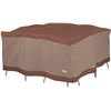 Image 1 : Duck Covers Ultimate Square Patio Table with Chairs Cover, 76-Inch