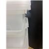 Image 3 : Lot of 4 Clear Storage Totes with Lids