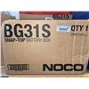 Image 2 : NOCO Snap-Top BG31 Battery Box, Group 24-31 12V Battery Box for Marine, Automotive, RV, Boat, Camper