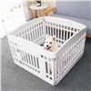 Image 1 : Pet Playpen for Dogs Heavy Plastic Puppy Exercise Pen Small Pets Fence Puppies Folding Cage 4 Panels