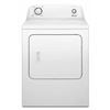 Image 1 : Amana YNED4655EW Electric Dryer, 29 inch Width, 6.5 cu. ft. Capacity, 3 Temperature Settings, Steel