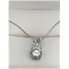 Image 1 : Timeless 1.0 Carat Brilliant Cut Solitaire Pendant & Chain Set