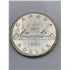 Image 2 : Canada Vintage 1961 Voyageur Silver Dollar