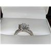 Image 2 : RING - GRA CERTIFIED MOISSANITE VVS WITH CENTER WEIGHING AN APPROX. 2.00 CARAT WITH 13 PER SIDE OF R